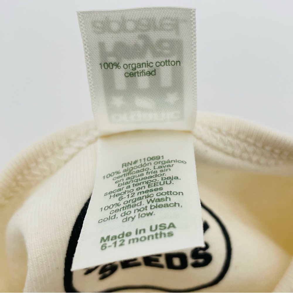 EUC Savage Seeds Bunny Hand Shadow Puppet Organic Cotton Bodysuit 6-12M - Picture 8 of 9